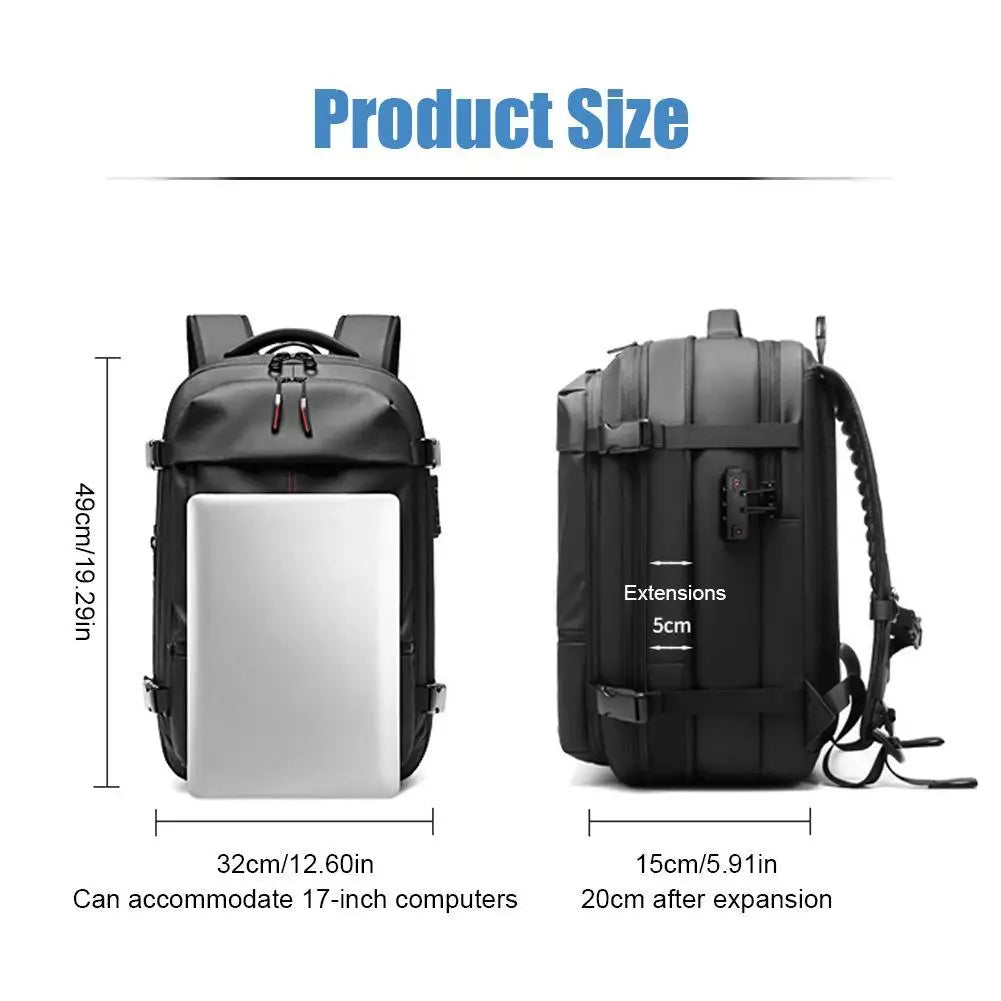 TripMateX™ Travel Backpack Vacuum Compression